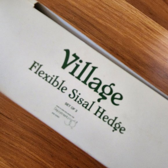 Department 56 Village Village Sisal Hedge # 52596 Set of 2...